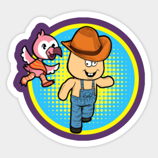 Flamingo Roblox Stickers Teepublic - denis roblox stickers teepublic