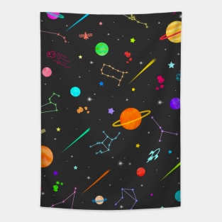 Colorful space Tapestry