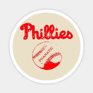 Retro Phillies Magnet for Sale by mcgrath929