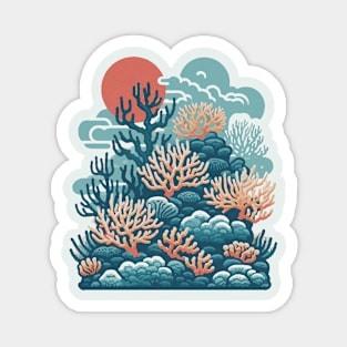Coral Reef Art Magnet
