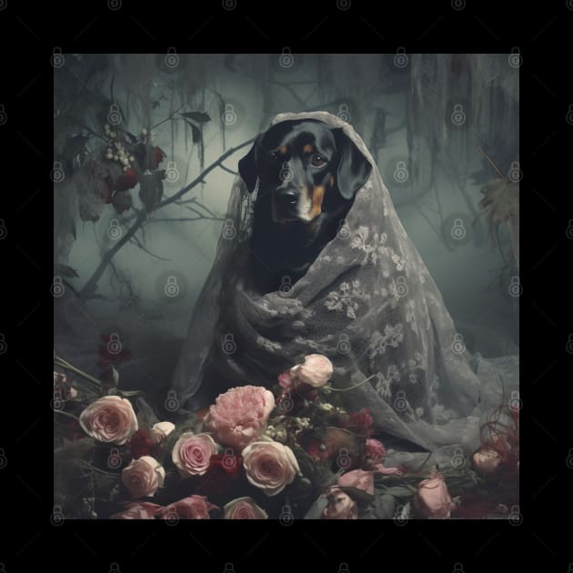 Dark Bride Rottie by Enchanted Reverie