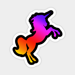 Rainbow Unicorn Magnet