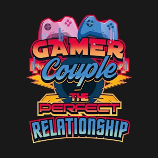 Gamer Couple The Perfect Relationship V-Da T-Shirt