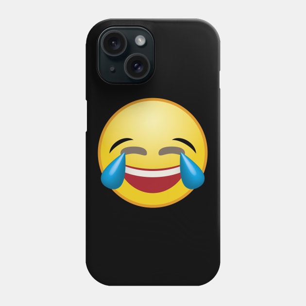 laughing tears smiley Phone Case by BK55
