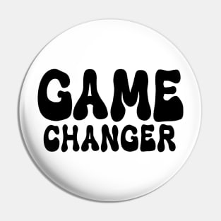 Game changer funny typo vintage Pin