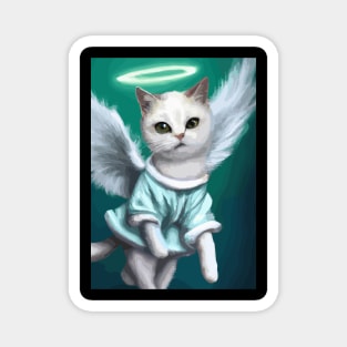 Angel Cat Magnet