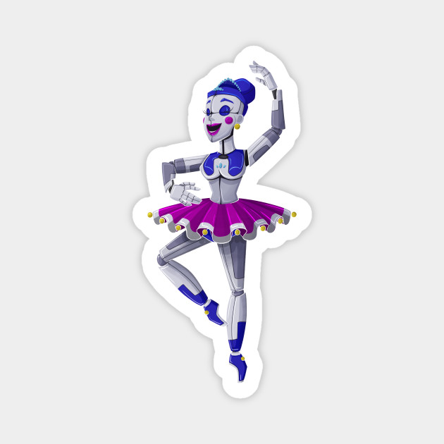 Pack Stickers Ballora, Chica, Freddy and Foxy fnaf SL Magnet for Sale by  akaruiyumme