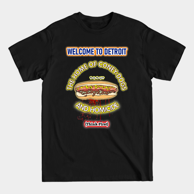 Discover Welcome To Detroit - Detroit Michigan - T-Shirt