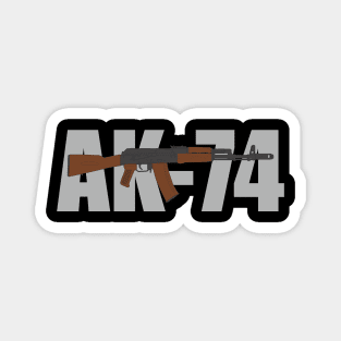 AK-74 Assault Rifle (Color version) Magnet