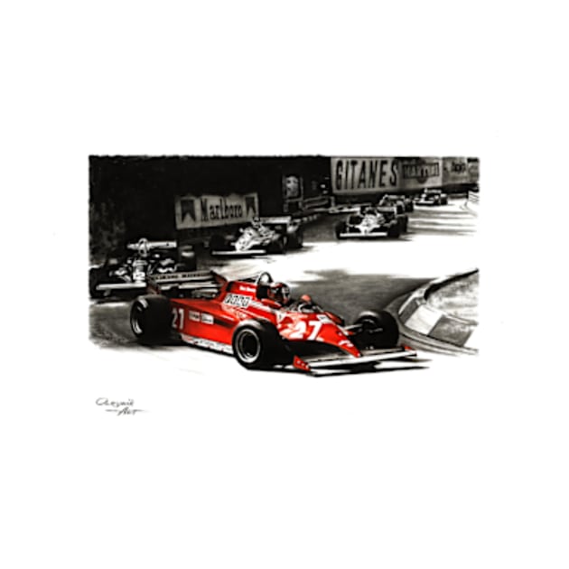 Villeneuve, Monaco GP, 1981. LF1 by oleynik