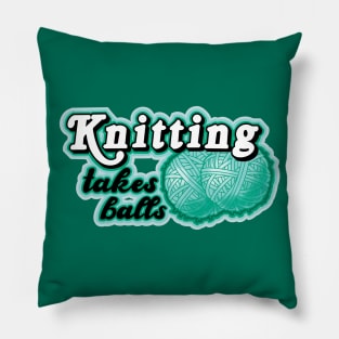 Kinky knitting quote Pillow