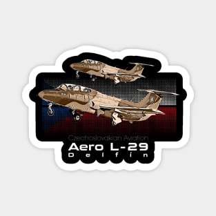 Aero L29 Delfin Aircraft Magnet