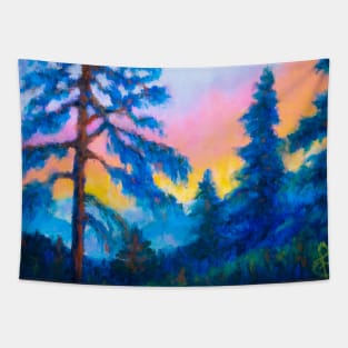 Pastel painting - twilight Tapestry