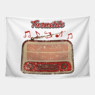 Retro Turnstile Tapestry