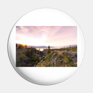 Okanagan Valley Sunset View from McCulloch Trestle Pin