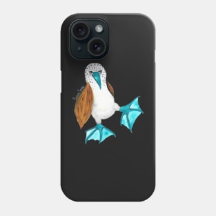 Watercolor Blue Footed Booby Phone Case