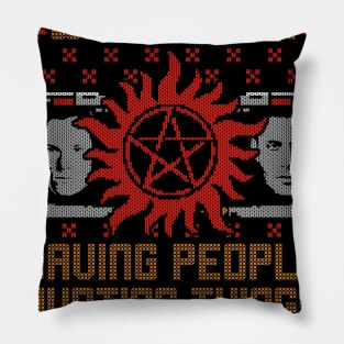 Christmas with The Winchesters Pillow