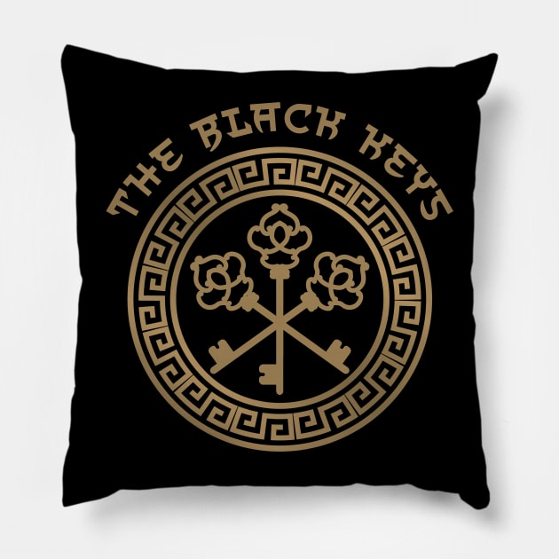 the black keys vintage design Pillow by Animals Project