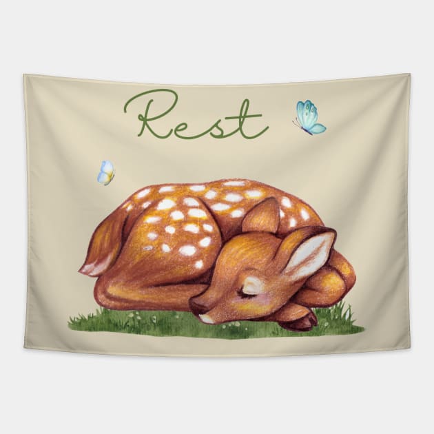 Rest Tapestry by LylaLace Studio