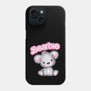 Bearbie Barbie Bear Cute Boy Fun Logo Phone Case