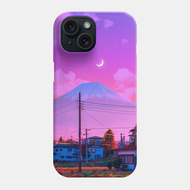 Fuji II Phone Case by Yagedan