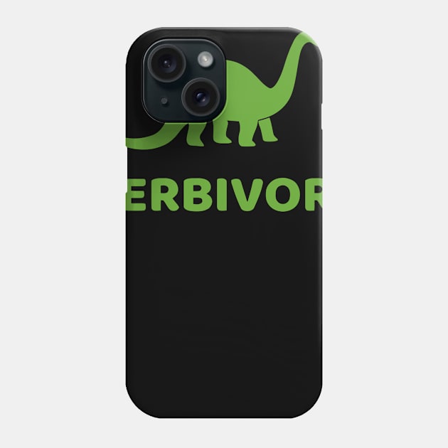 Herbivore Dinosaur Phone Case by Ramateeshop