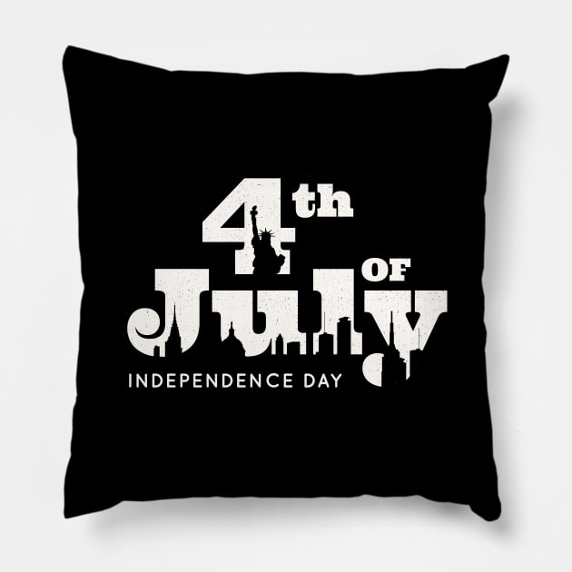 Happy 4th July - Independence Day Pillow by LR_Collections