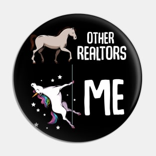 Realtor - Magical Unicorn Real Estate Agent Pin