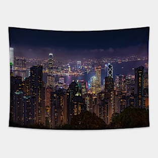 Hong Kong View Tapestry