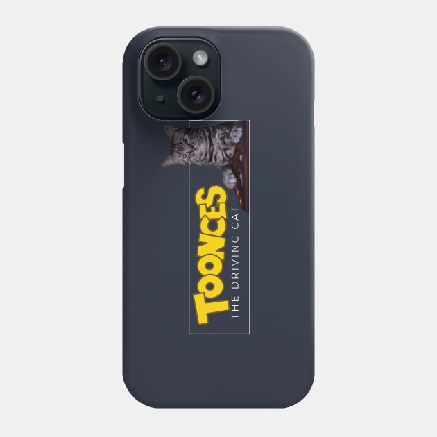 Toonces the Driving Cat Phone Case by BodinStreet