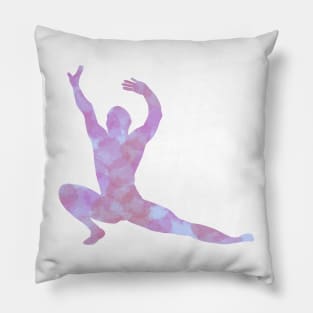 Purple Gymnast/Dancer squat spin Pillow