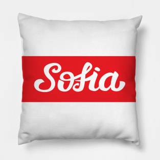 Sofia My Name Is Sofia Pillow