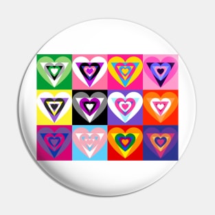 Pride hearts Pin