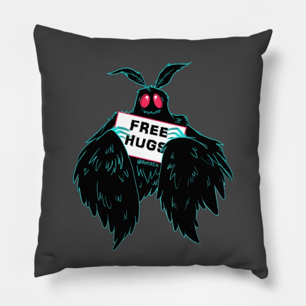 Free Hugs Mothman Pillow by Bat13SJx