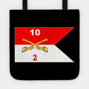 2nd Battalion - Squadron - 10th Cavalry Guidon Tote