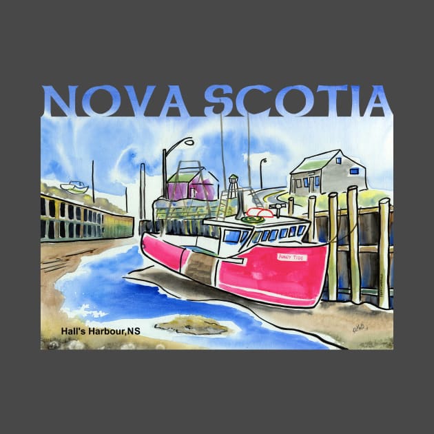 Fundy Tide Halls Harbour Nova Scotia by Nova Scotia Home 