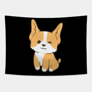 Cute Kawaii Corgi Puppy Tapestry