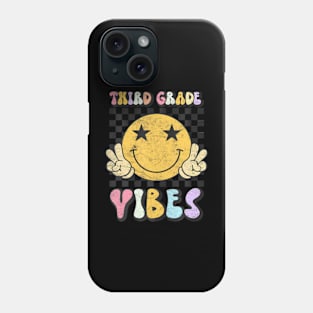 Third Grade Vibes 3Rd Grade Back To School Teacher Student Phone Case