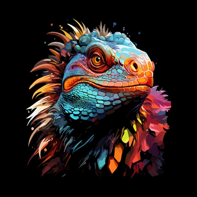 Iguana Rainbow by JH Mart