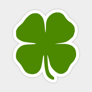 ST PATRICKS Day Four Leaf Lucky Clover - St Patricks Day Art Magnet