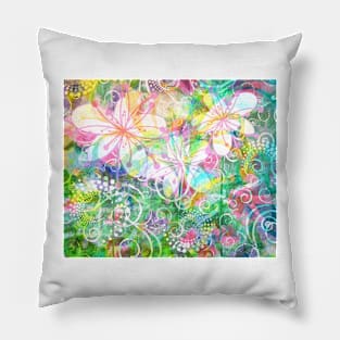 Joyful Flowers by Jan Marvin Pillow