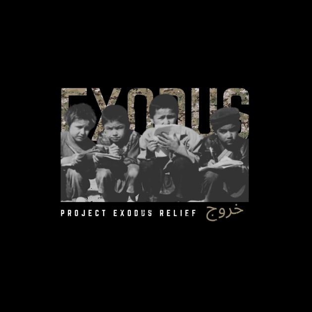 Exodus camo Afghan children (dark background) by Pro Exodus Relief 