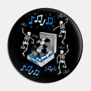 Dead Vinyl Dance Party Pin