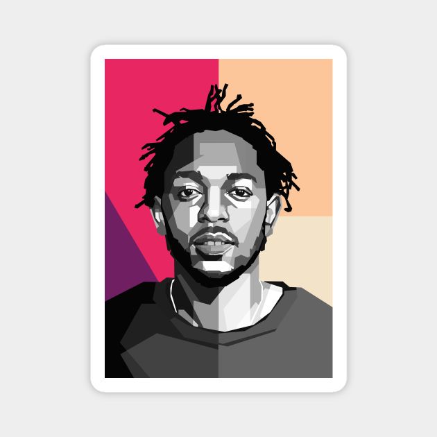 Kendrick Lamar Magnet by Creativedy Stuff