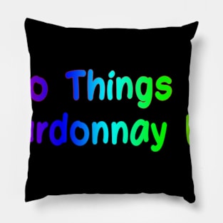 The Chardonnay Way Funny Tee Pillow