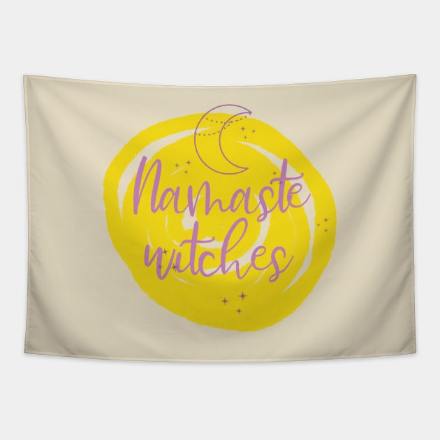 Namaste witches Tapestry by LaBellaCiambella