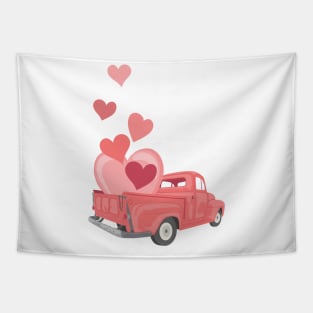 Love Truck Tapestry