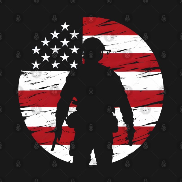 American Soldier Patriotism by SimpliPrinter