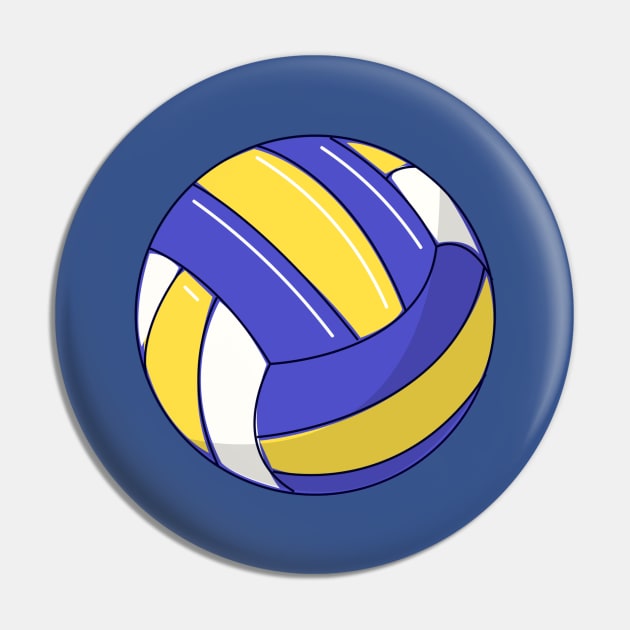 Volleyball Ball Pin by MajorCompany