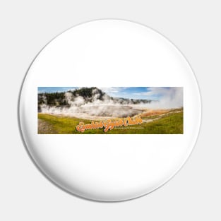 Excelsior Geyser Crater Yellowstone Pin